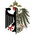 Wappen der BRD + Wappen des Deutschen Reiches